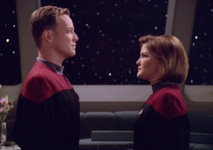 Tom and Janeway in Thirty Days