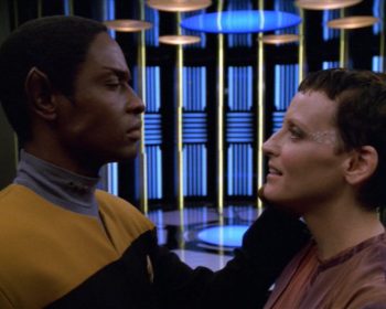 Tuvok and Noss in Gravity