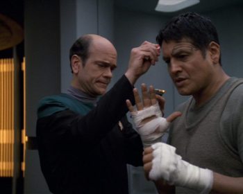 Chakotay in The Fight