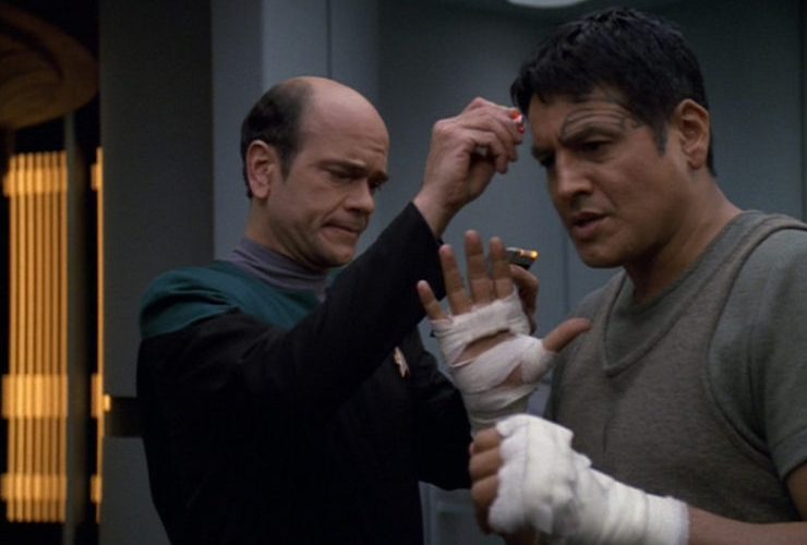 Chakotay in The Fight